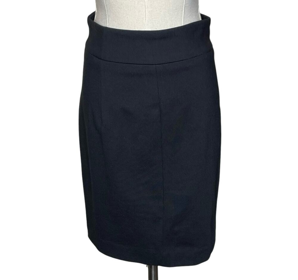 Vince Women’s Size 0 Black Ponte Knit Above Knee Pencil Skirt NEW WITH TAGS